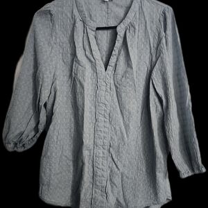 Umgee Sage Green Textured Top Size Large